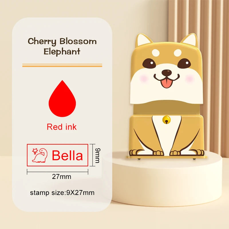 Custom Name Stamp for Kids - Waterproof Washable Personal Label Stamp for Clothes, Socks, School Items & Daily Essentials