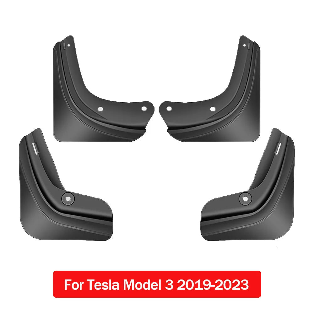 Tesla Model Y & Model 3 Highland Mud Flaps - All Weather Paint Protection Splash Guards