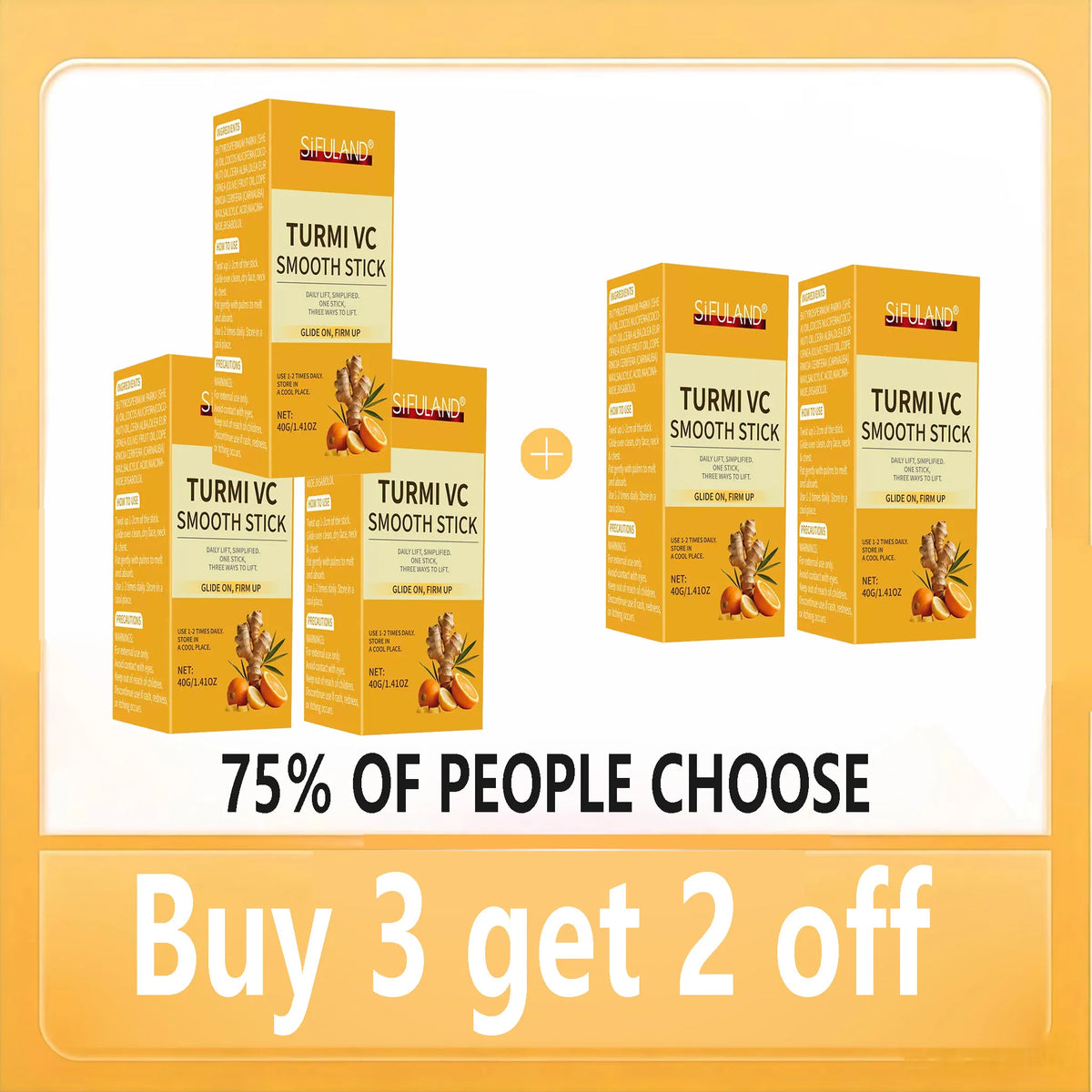 Turmeric & Vitamin C Neck and Facial Cream - Hydrating Anti-Aging Skin Care for Smoother, Firmer-Looking Skin