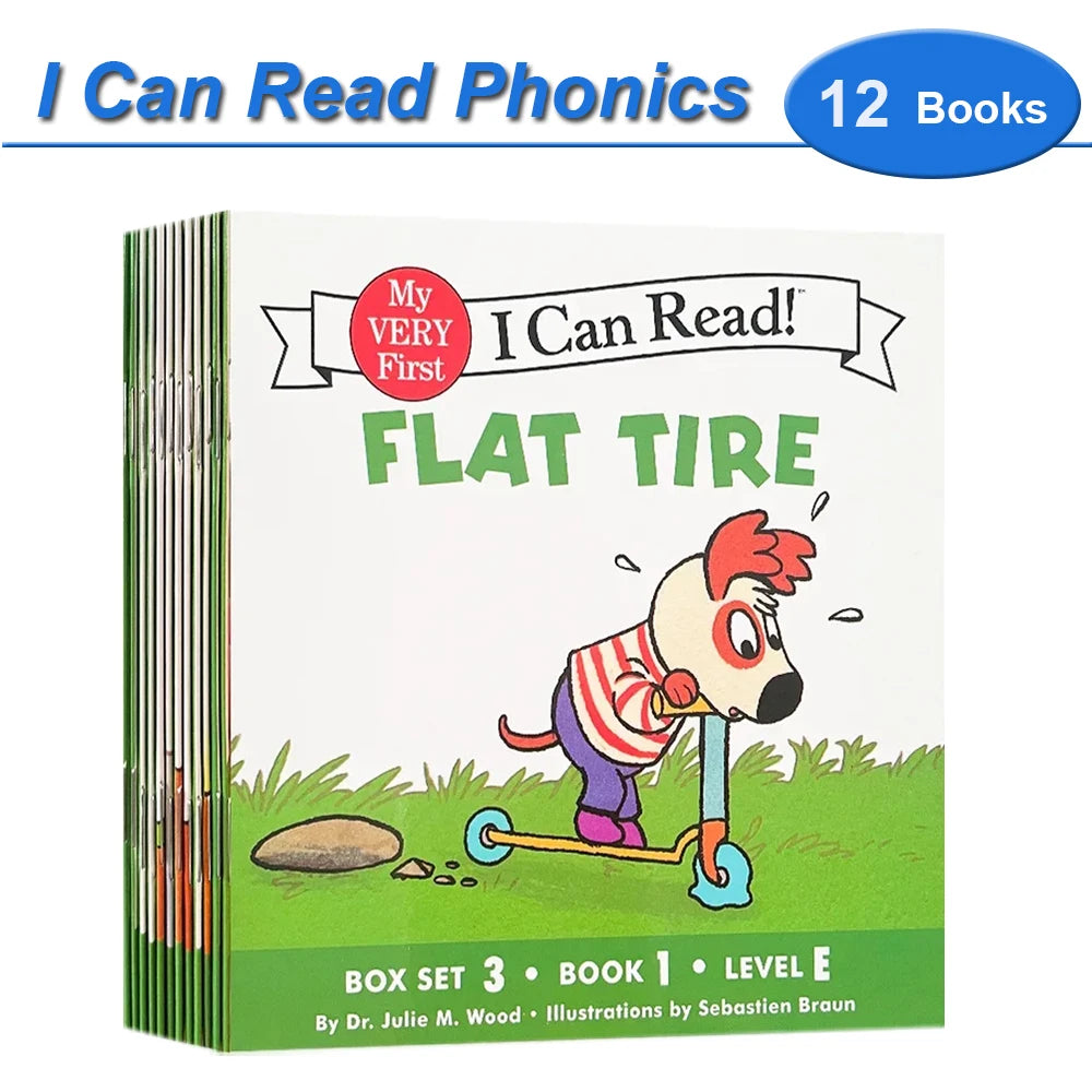 I Can Read Phonics Book Set β 12 Beginner Picture Books for Kids, Early English Reading & Montessori Learning Stories