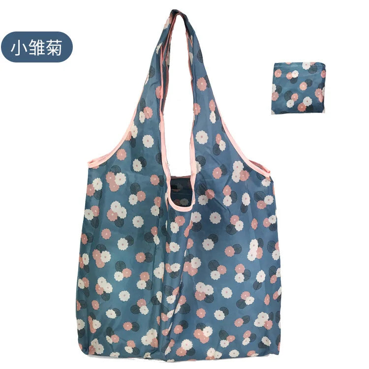 Large Foldable Reusable Shopping Tote Bag β Eco-Friendly Grocery & Beach Storage Shoulder Bag, Multi-Purpose Carry Pouch