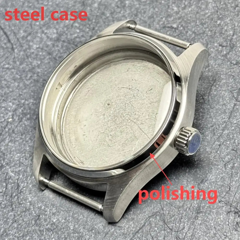 T2 Titanium & Steel Diving Watch Case - 20BAR Waterproof NH34 NH35 NH38 NH70 Watch Parts