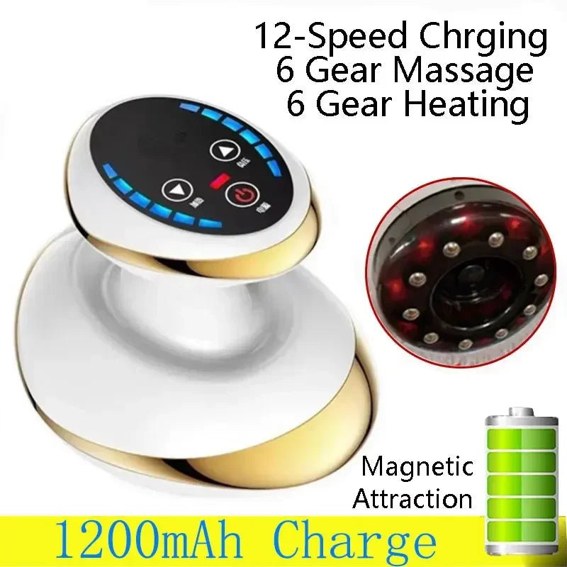 Electric Meridian Massage Brush – Full Body Cupping & Scraping Massager for Abdomen & Back Relief at Home