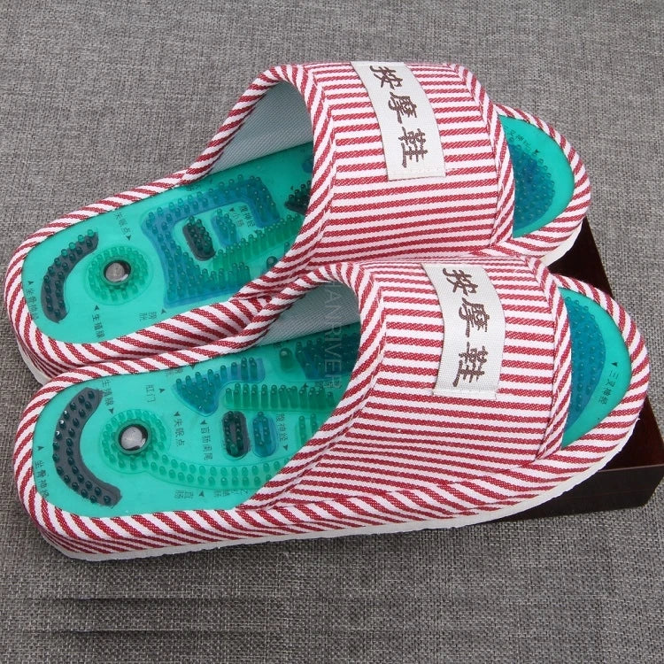 Magnetic Shiatsu Foot Massage Slippers – Reflexology Health Care Sandals