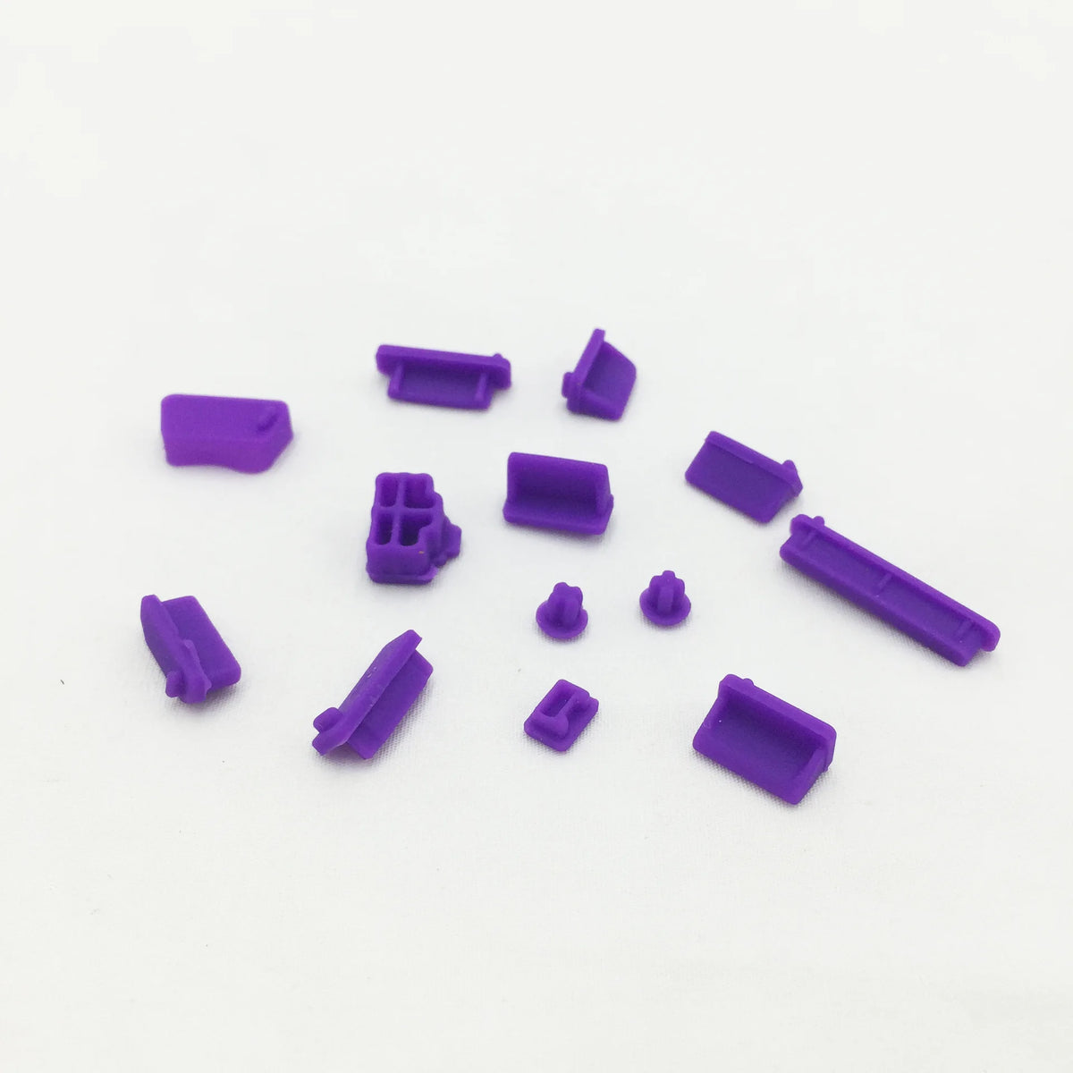 16-Piece Universal Silicone Port Plugs - Anti-Dust USB & Laptop Computer Port Protectors