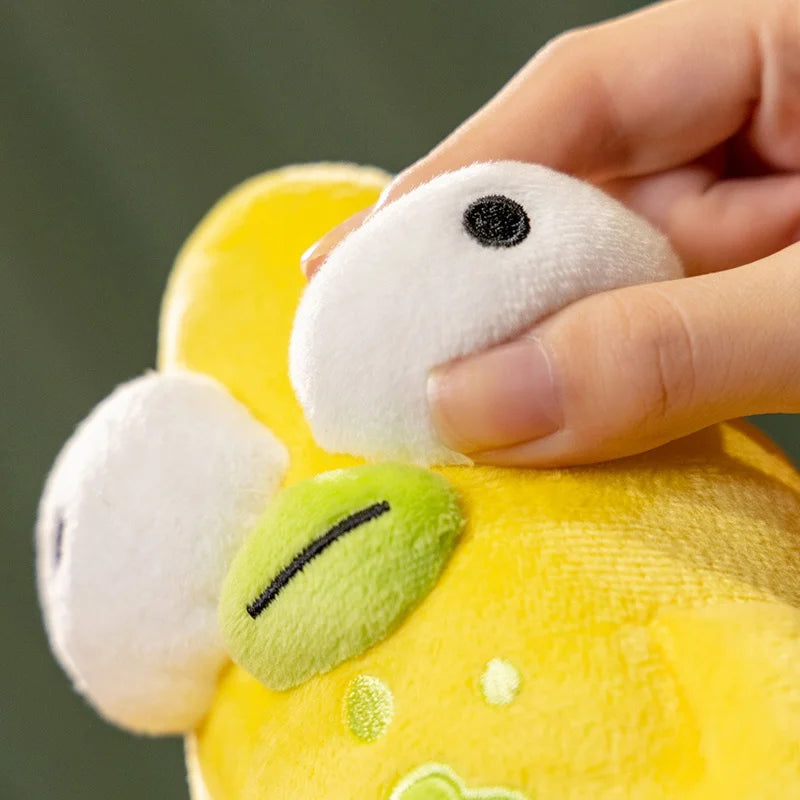 19cm Solar Opposites Yellow Monster Plush – Cute Big-Eyed Anime Stuffed Doll, Soft Cuddly Plushie Birthday Gift
