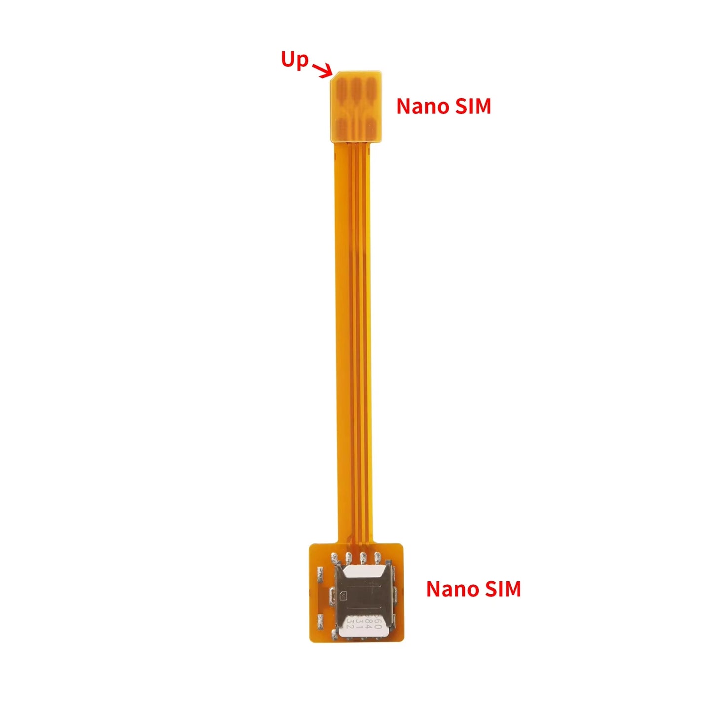 Nano 4FF SIM Card Converter - Nano to Micro 3FF Standard 2FF SIM Adapter