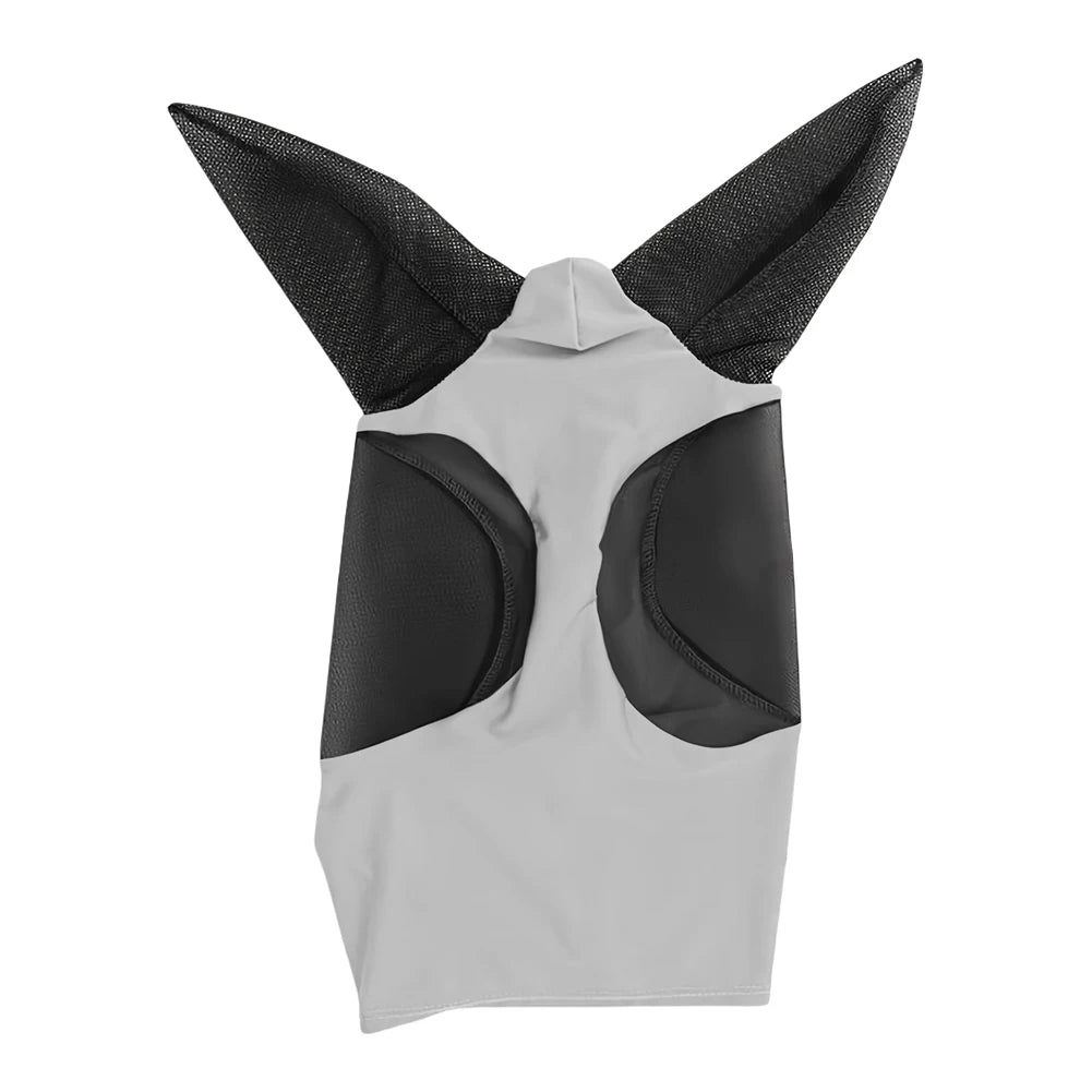 Anti-Fly Knitted Mesh Horse Mask — Breathable Anti-Mosquito & Anti-Worm Equestrian Riding Gear