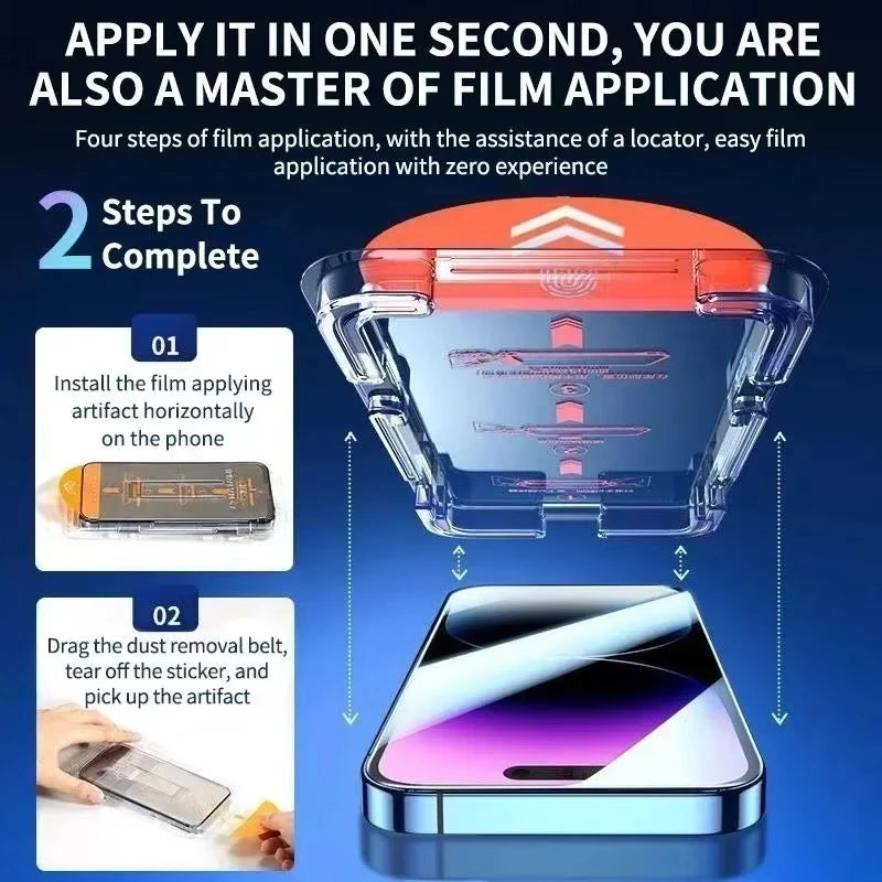 5PCS Anti-Spy Privacy Screen Protector for iPhone 17 Pro Max, 16, 15, 14, 13, 12, 11, 16e, XR, Mini & Plus Dust-Free Install Tempered Glass