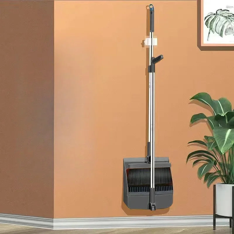 Household Broom & Dustpan Set β Foldable Sweep Broom with Brush Head and Garbage Shovel for Easy Cleaning