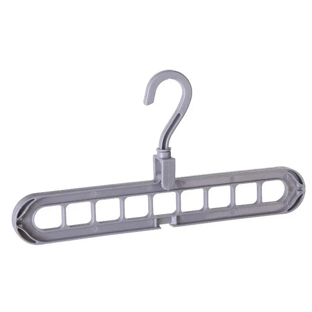 9-Hole Multi-Function Clothes Hanger Organizer β Space-Saving Folding Magic Rack for Scarves & Clothes