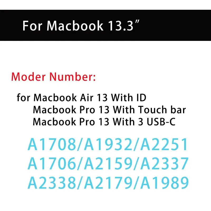 MacBook HD Soft Screen Protector - Clear Protective Film for MacBook Air and MacBook Pro 11–16 Inch Models