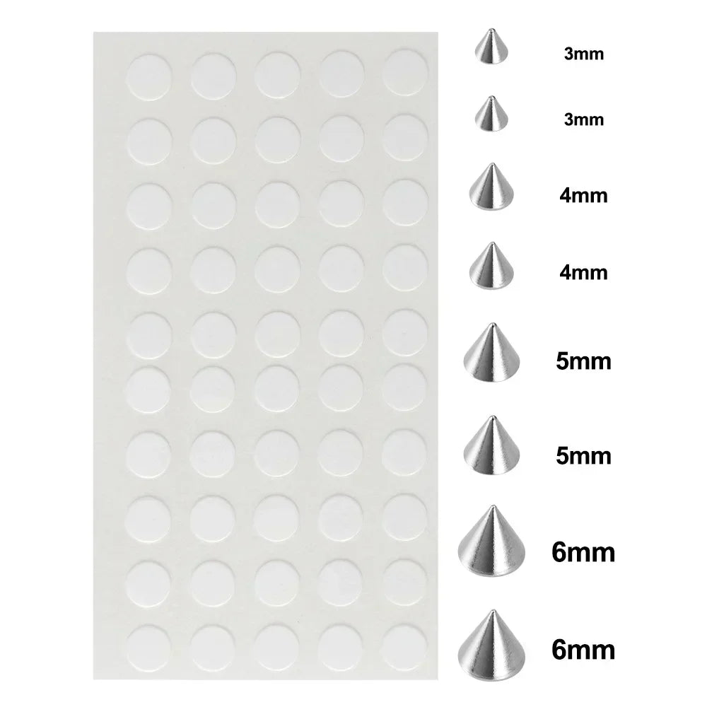 180pcs Non-Piercing Fake Nose Lip Stickers - Disposable Faux Piercing Jewelry for Nose, Lip, Belly & Eyebrow Style