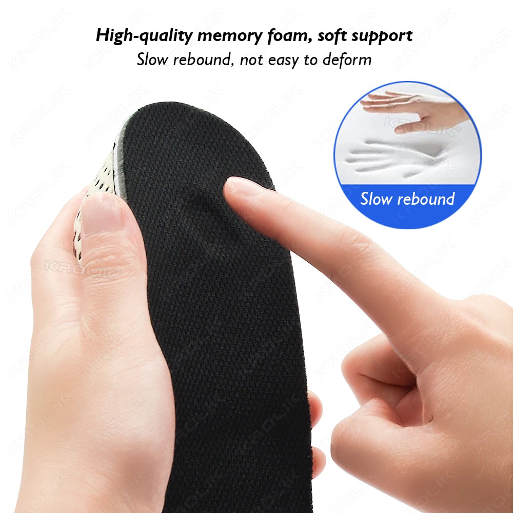 Height Increase Half Shoe Insoles — Unisex Heel Insert with Cushion & Arch Support, 2-5cm Invisible Lift Pads