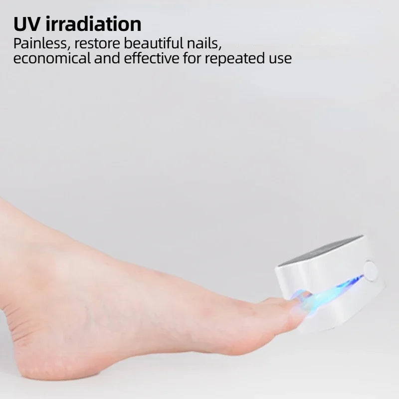 Nail Care UV Light Device - Hand & Foot Lamp with Blue Light and Essential Oil Light Treatment