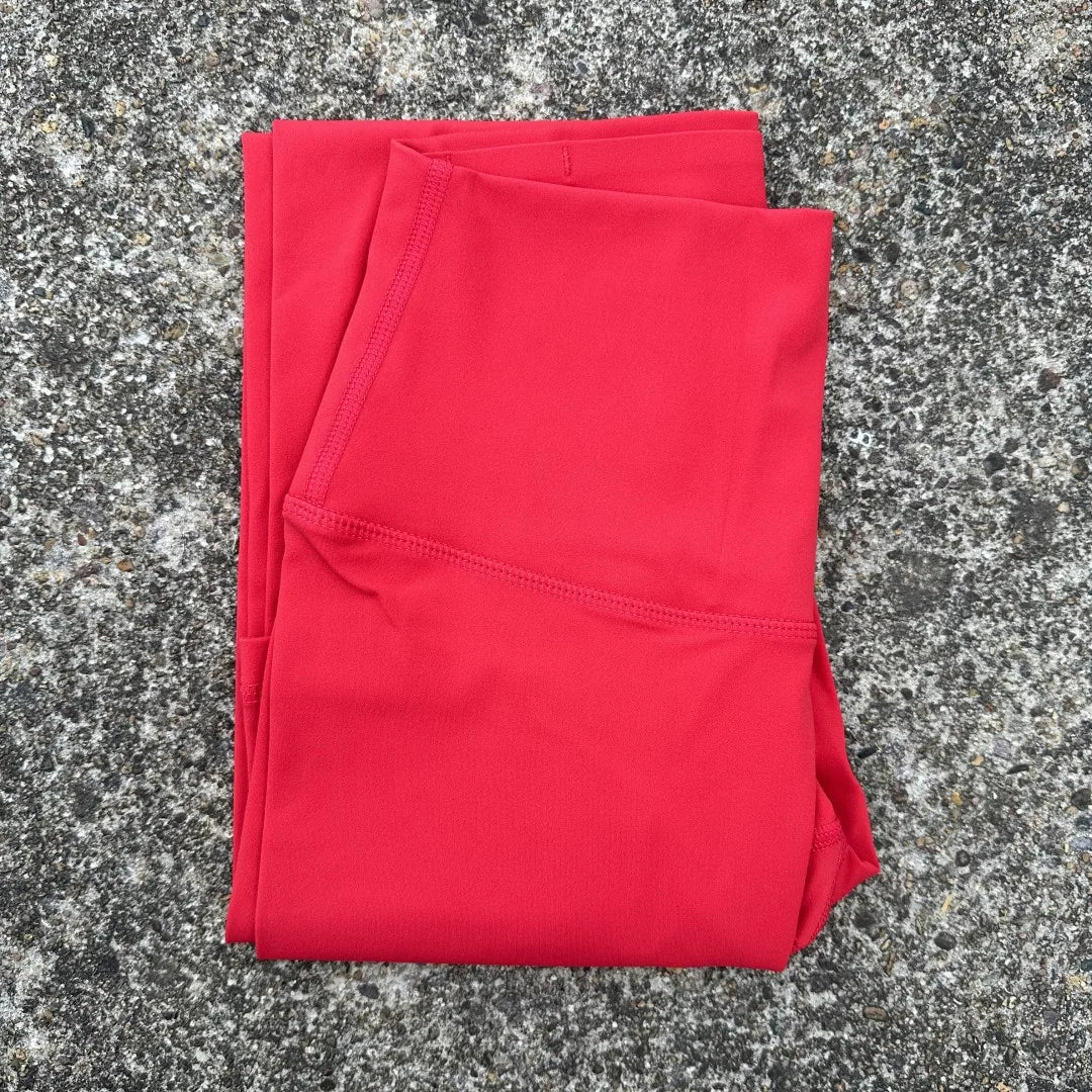 Women's High Waist Yoga Leggings - Soft Butter Fabric Fitness Pants With Back Waist Pocket For Gym & Sports Training