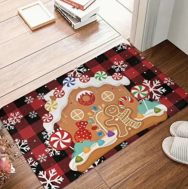 Christmas Dwarf Welcome Door Mat β Festive Holiday Decor & Perfect Christmas Gift for Home Entryways