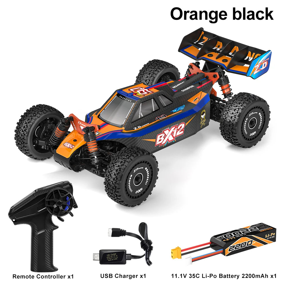 ZD Racing BX-12 RC Car – 1/12 Brushless 2.4GHz High-Speed 70KM/H Remote Control Racing Buggy for Adults & Kids