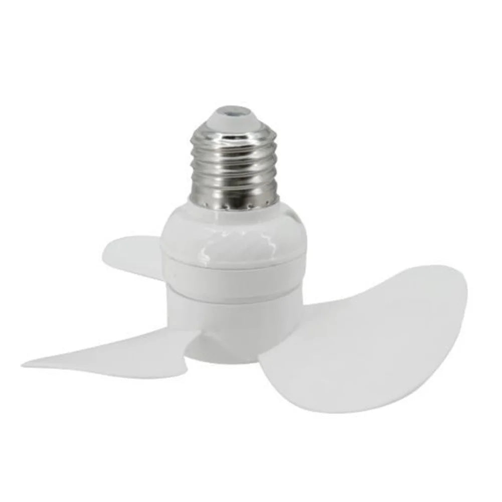 Compact E27 Ceiling Fan - Quiet Brushless Motor for Efficient Air Circulation