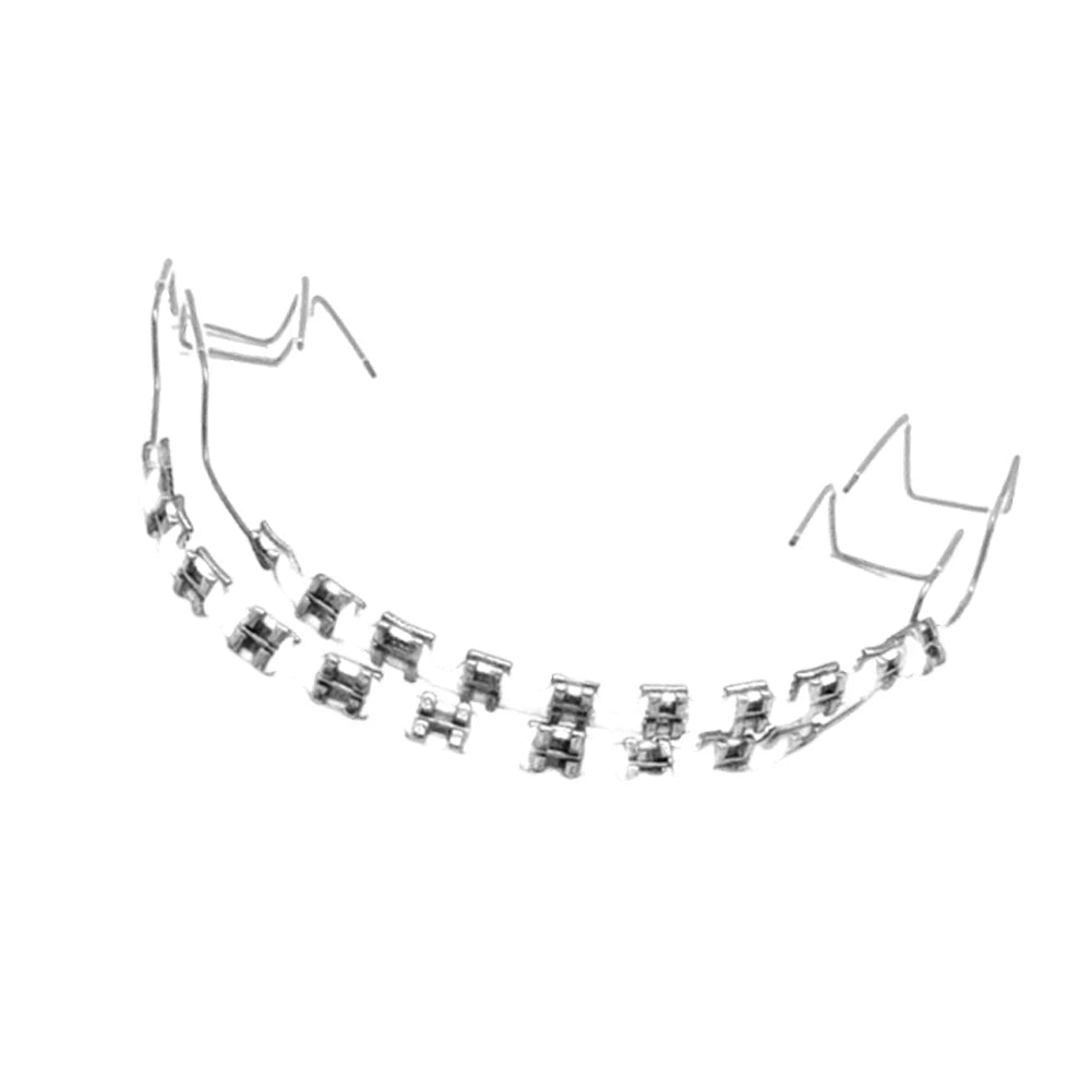 Fashion Temporary Tooth Braces β High-Quality Dental Fake Braces with Metal Wires and Brackets