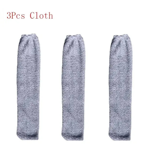 3 Size Long Handle Mops – Floor, Ceiling & Bed Dust Cleaner, Sofa Dust Removal Brush for Household Cleaning
