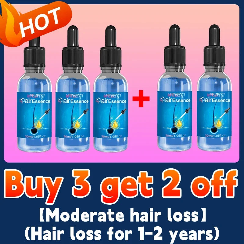 WPRBREGT Blue Hair Growth Serum β Essential Oil for Thicker Hair, Anti-Baldness Treatment