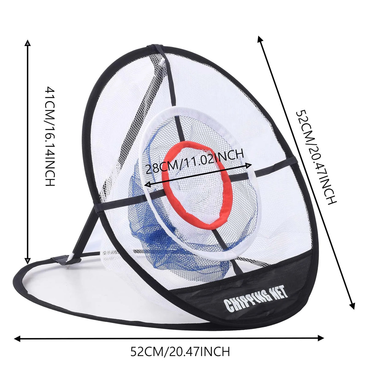 Foldable Golf Practice Net - Portable Indoor and Outdoor Golf Training Net for Swing Practice and Accuracy Improvement