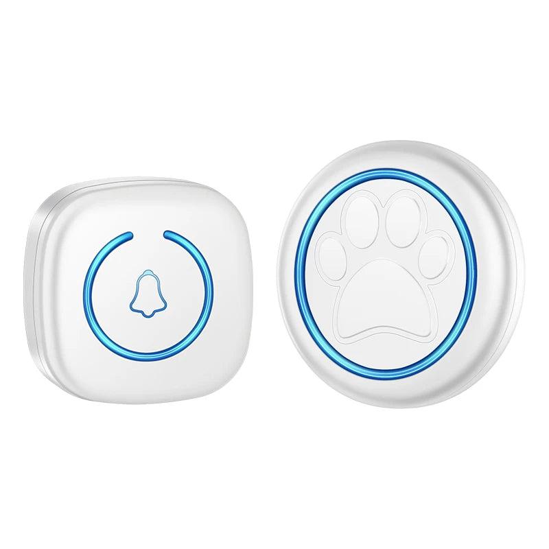 Pet Touch Ringer Bell – 300M/984ft Range, 60 High-Volume Tunes for Cat & Dog Training, Smart Home Doorbell US/EU