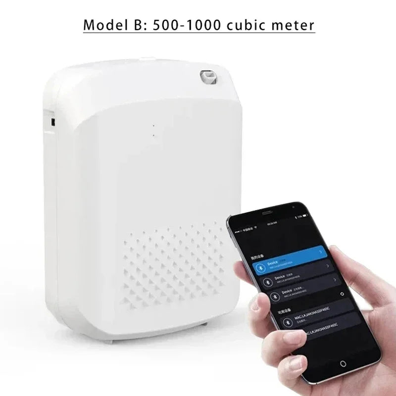 Waterless Fragrance Diffuser β 300ml WIFI-Controlled Air Freshener with Timer | Smell Distributor for Home & Hotel