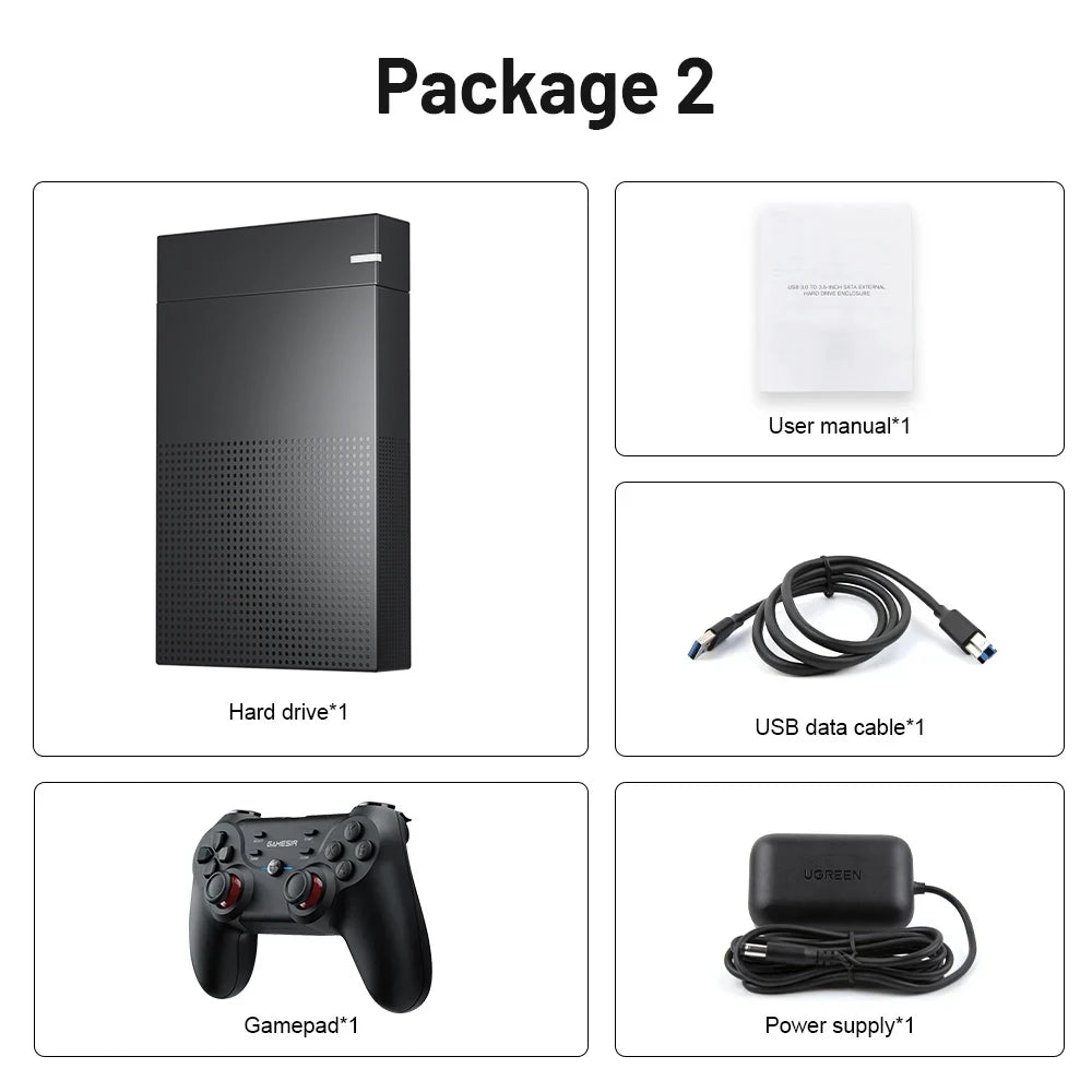 12TB Gaming HDD with 86,000+ Retro Games for PS3/PS2/PS/Wii/WiiU – Hyperspin, Launchbox, Retrobat, Playnite