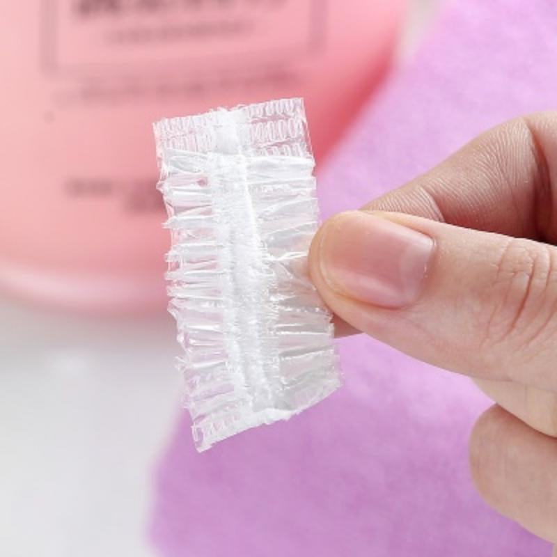 100Pcs Disposable Hairdressing Earmuffs - Clear Ear Covers for Ear Protection, Hair Dye & Color Styling Tool