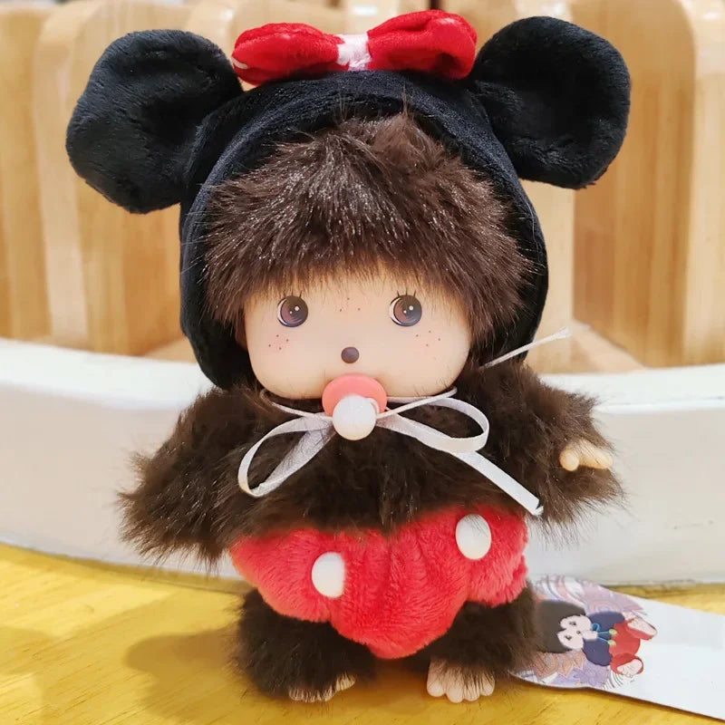 Kawaii Meng Qiqi Dress-Up Doll Plush Pendant – Cute School Bag Accessory & Children’s Christmas Gift