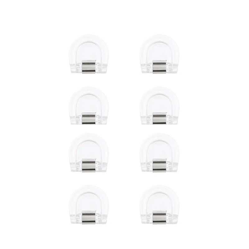 8PCS Invisible Pant Hem Clips - Non-Slip Leg Shortening Clips for Clothing Adjustment & Quick Fixing