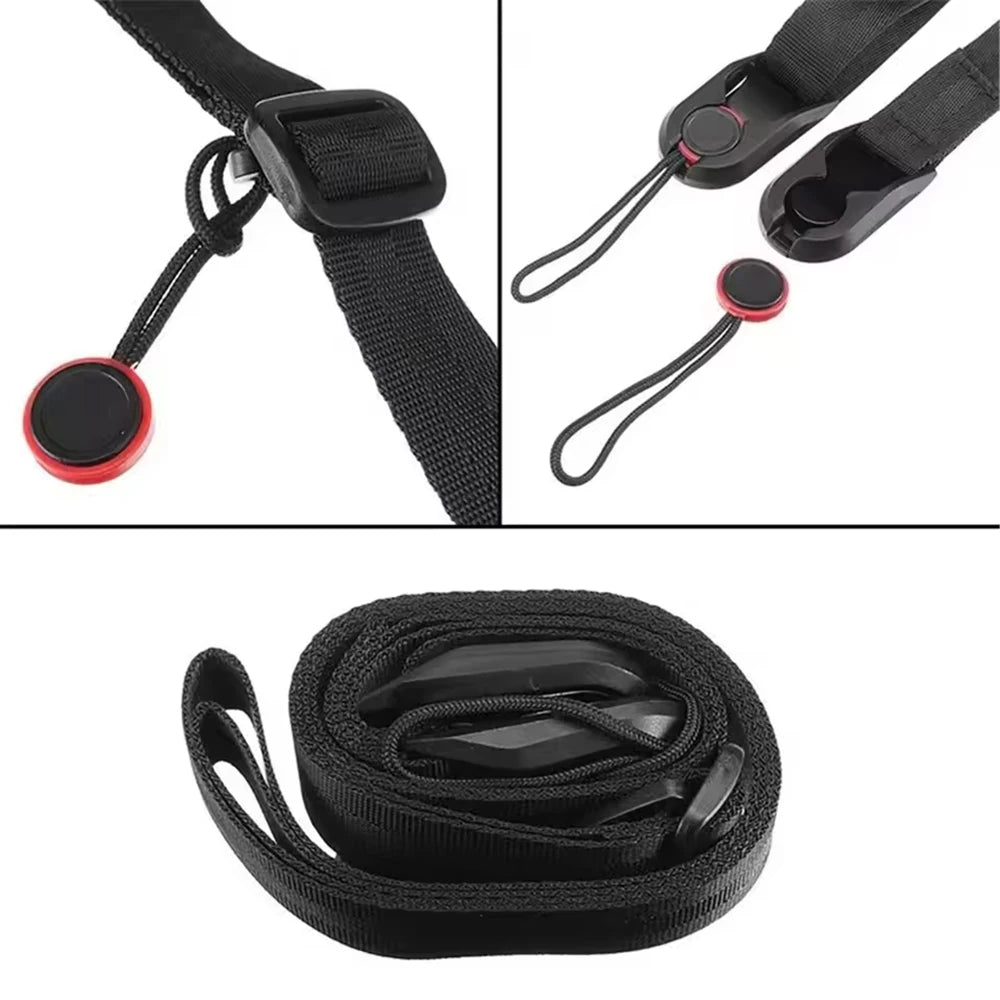 Universal Adjustable SLR Camera Shoulder Strap – Dual Camera Connection Straps for Sony, Canon, Nikon, Fuji & Panasonic DSLR Cameras
