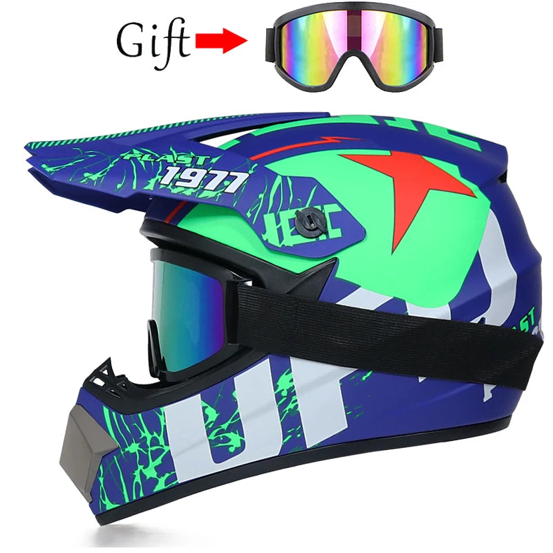 Children's Off-Road Motorcycle Helmet - Bike Downhill AM DH Cross & Motocross Capacete Casco for Kids