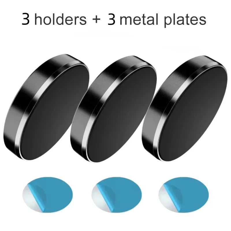 Magnetic Car Phone Holder - Secure Dashboard Mount for iPhone, Samsung, Xiaomi, Huawei, OnePlus, and GPS Devices