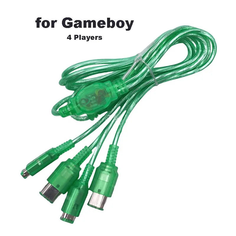 1.5m GBC Battle Link Cable - 4-Player Extension Cord for Nintendo Game Boy GBC GBP GB Consoles