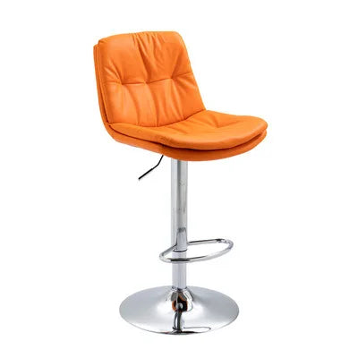 Modern Luxury Bar Stool — High Back, Rotating & Adjustable Lift, Comfortable Long-Term Seating for Home or Cash Register