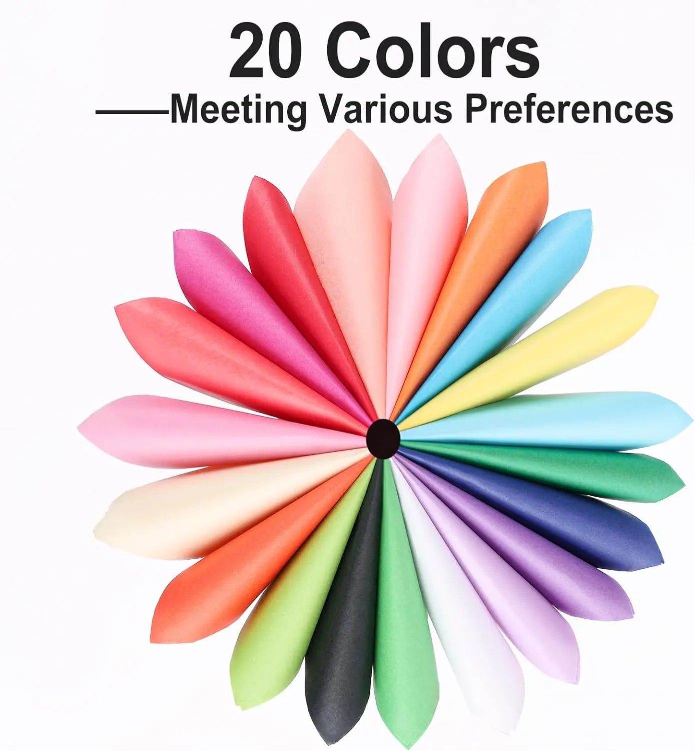 400pcs Square Origami Paper Kit β 20 Colors, Double-Sided Folding Craft Paper for Kids & DIY Projects