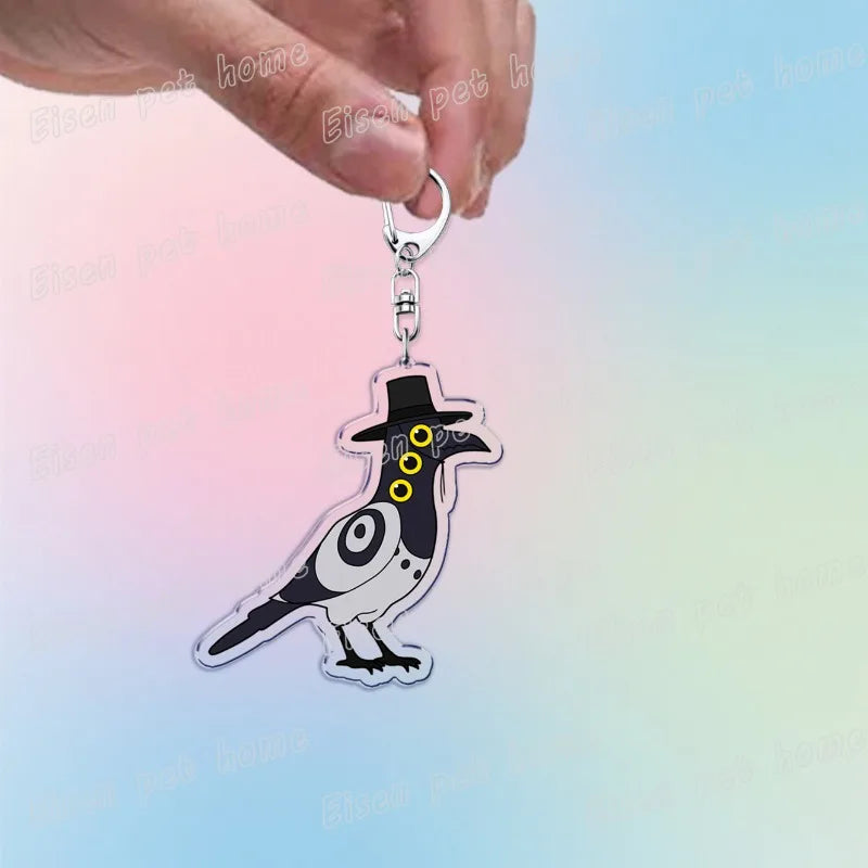 Kpop Demon Hunters Huntrix Saja Boys Keychain Bag Charm Rumi Zoey Jinu Ramen Keyring Fans Gift