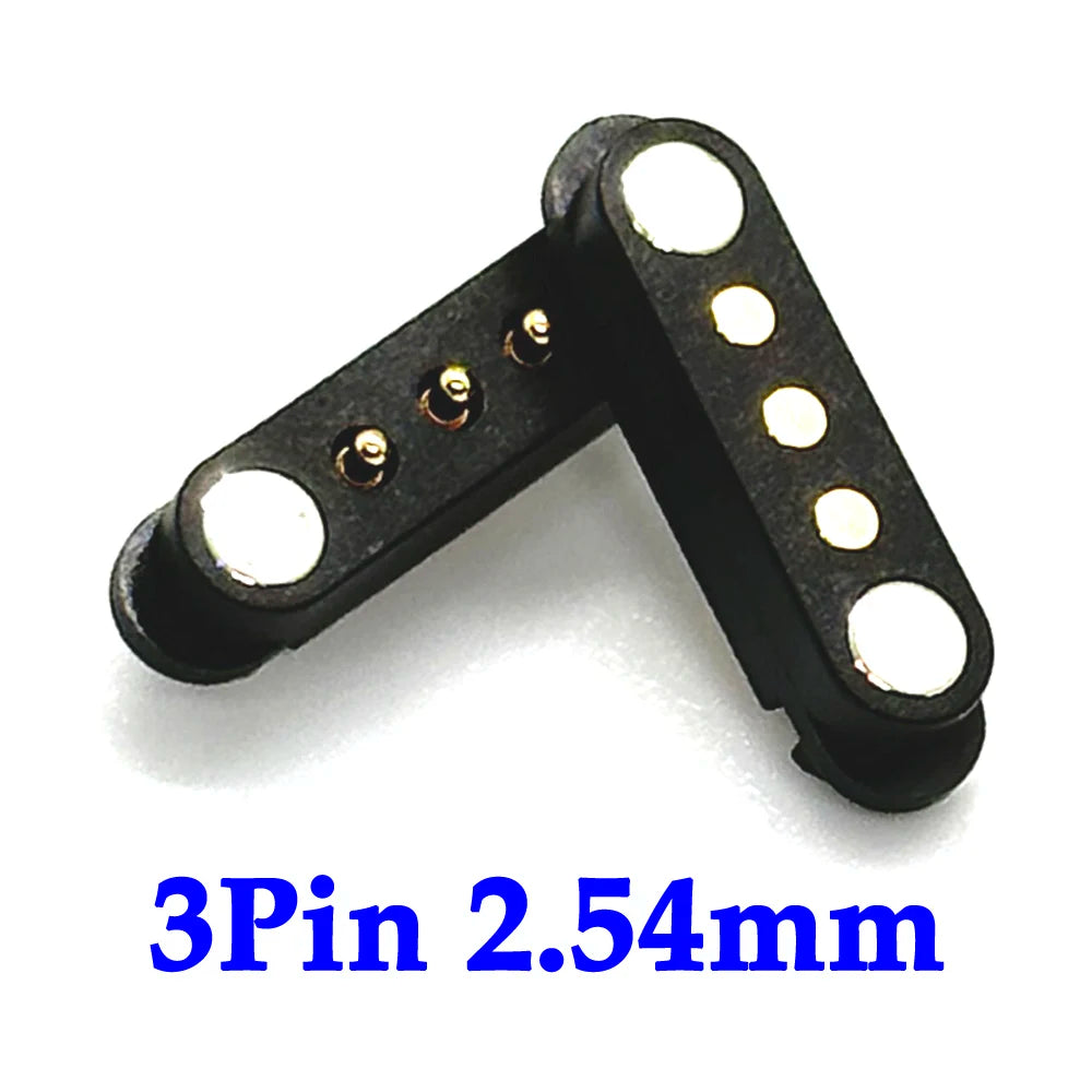 2A DC Magnetic Pogo Pin Connector Set - 2Pin 3Pin 4Pin 5Pin Spring Loaded Male Female Power Socket for Electronics Projects