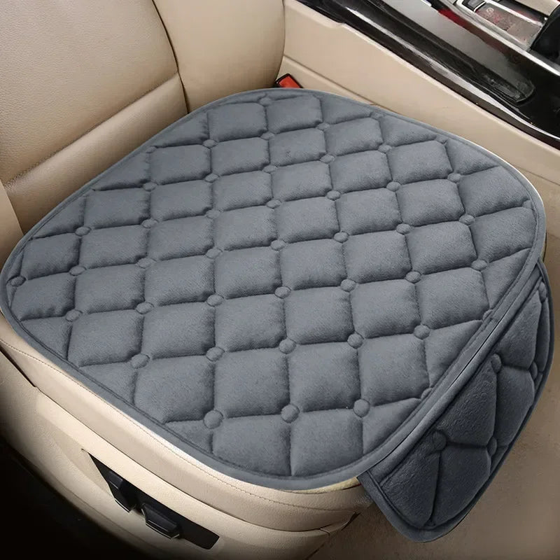 Warm Plush Car Seat Cover - Soft Winter Seat Cushion Protector for Sedan SUV