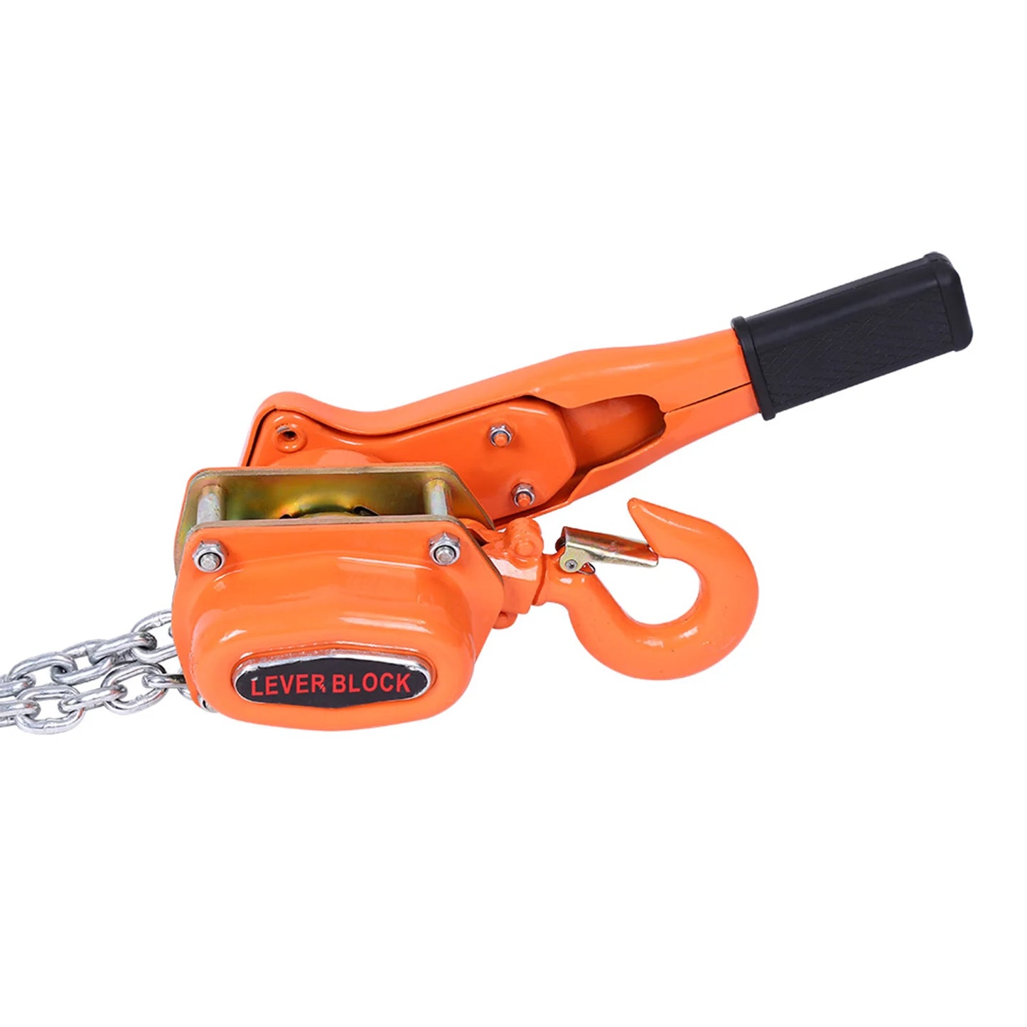 Orange 3T/3000kg Chain Block Hoist – Ratchet Lever Pulley Lifting System, 3m Length