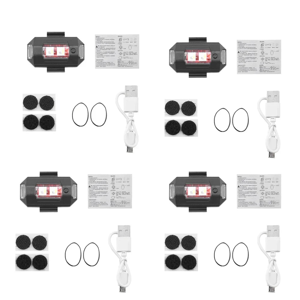 Mini Drone Strobe Light - 6 Color Anti-Collision Signal Lamp for DJI Neo Mini 4 Pro Mini 2 4K Mavic 3 Lightweight Accessory