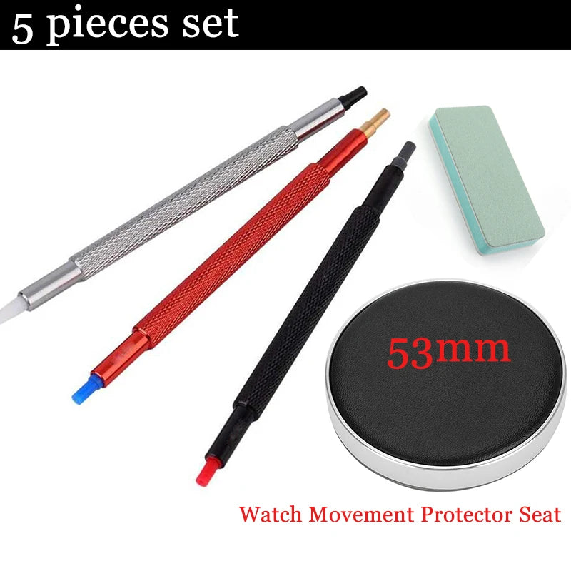 Watch Hand Presser Pusher Set — 3/5/6/9PCS Double-Ended Needle Pen Tools for Watchmakers & Repair