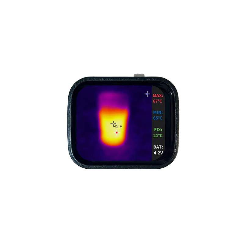 Mini Thermal Imaging Camera - 320×240 Touchscreen Night Vision Temperature Detector