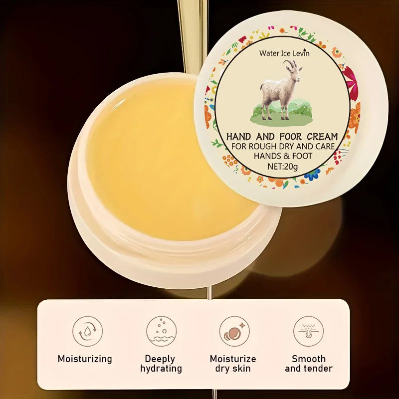 Cracked Hands & Feet Ointment with Honey & Hyaluronic Acid, Deep Moisturizing Skin Repair Cream for Soft Smooth Hands and Feet