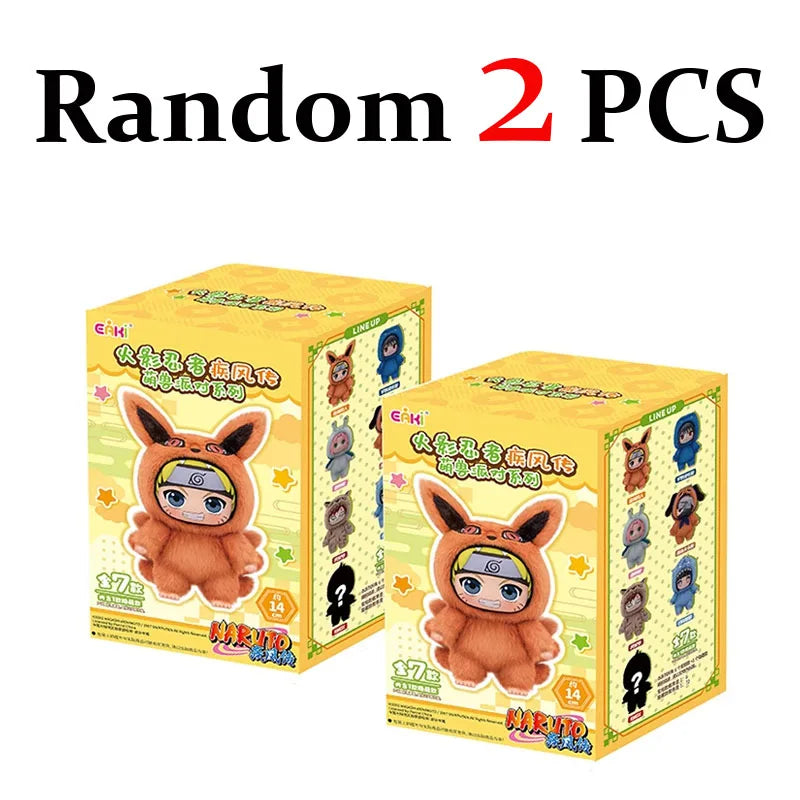 Naruto Series Blind Box Figures β Itachi, Sasuke, Kakashi & Gaara Plush Pendant Collectible Toy, Trendy Birthday Gift