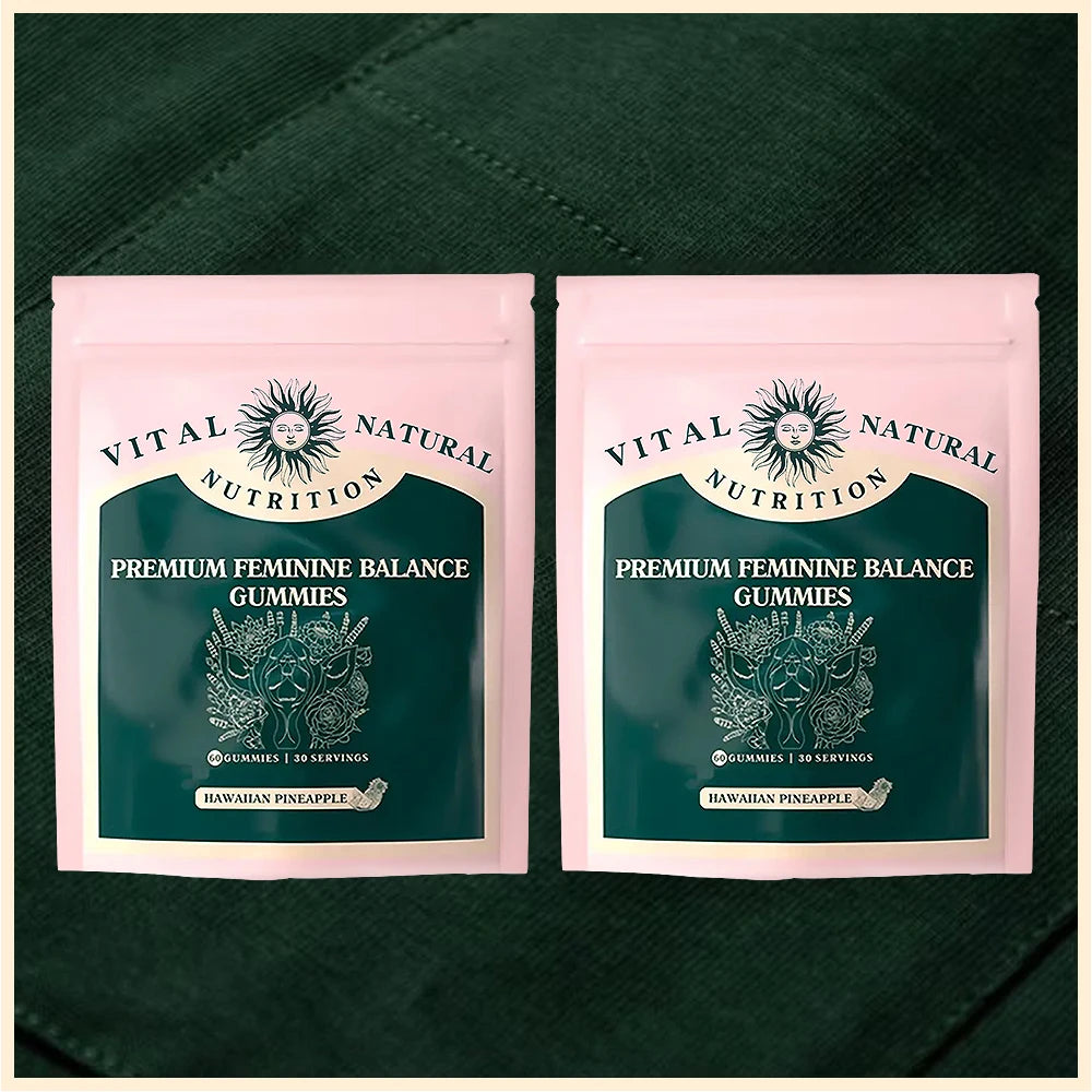 Vital Source Feminine Balance Gummies — Hawaiian Pineapple Flavor Women’s Wellness Supplement