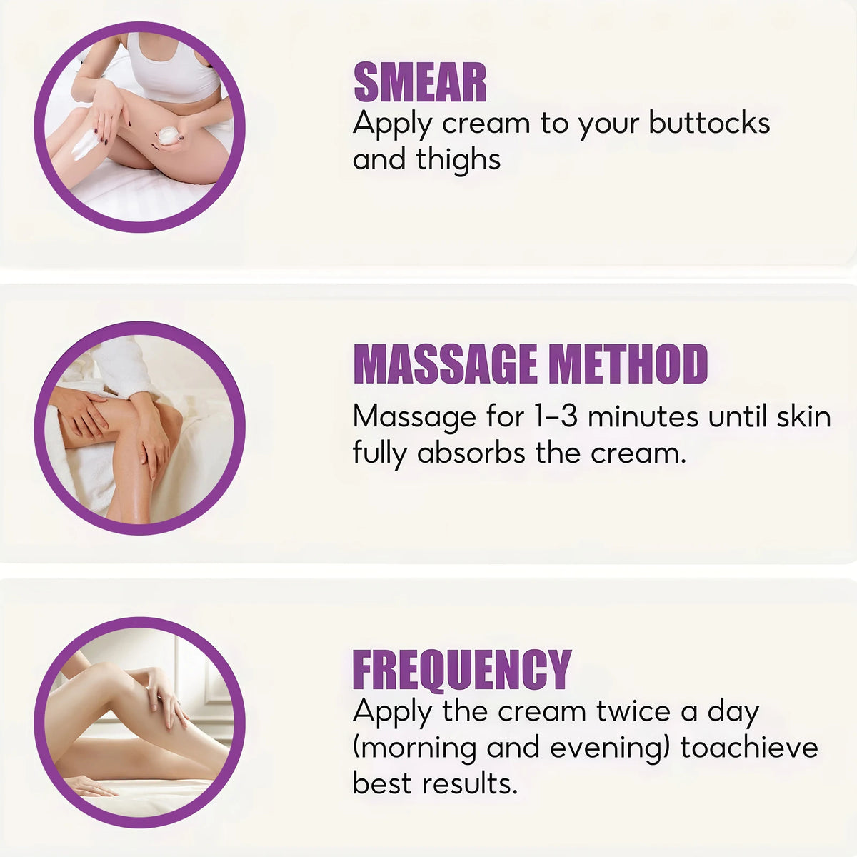 60g Vitamin E Butt Firming Cream - Moisturizing Massage Gel for Buttock Care and a Smoother, Fuller-Looking Appearance